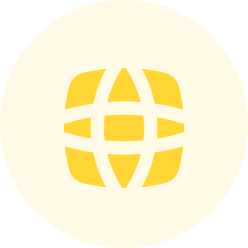 Icon representing the impact and global reach of having a regular recognition program for your organization.